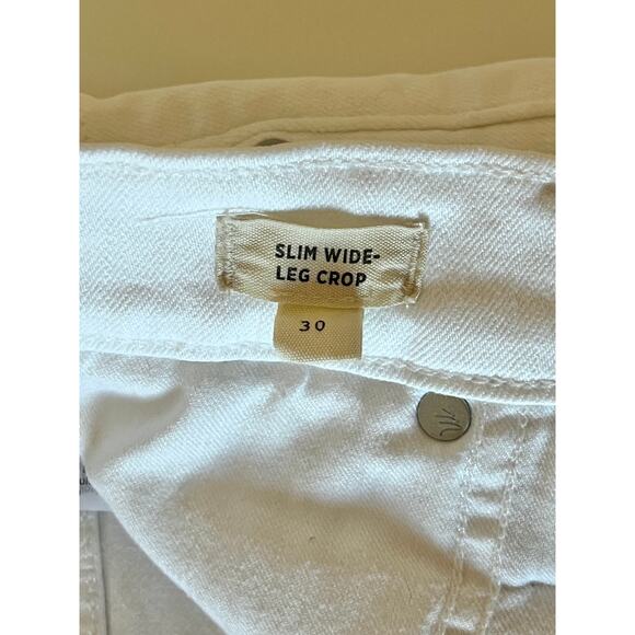 Madewell Slim Wide-Leg Jeans in Tile White - Picture 7 of 12